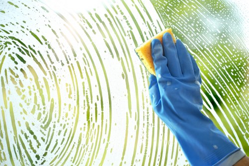 Local cleaner preparing a Pimlico Airbnb kitchen and living space
