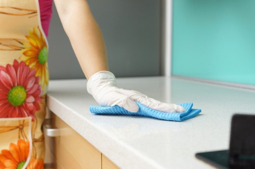 Sustainable cleaning operation with recycling-focused waste separation