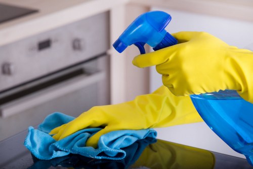 Low-carbon van used for sustainable cleaning and collection services