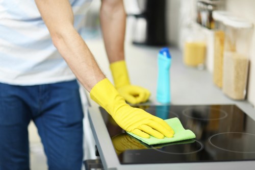 Careful home cleaning in Pimlico with detailed surface care